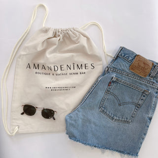 Amandenimes Canvas Drawstring