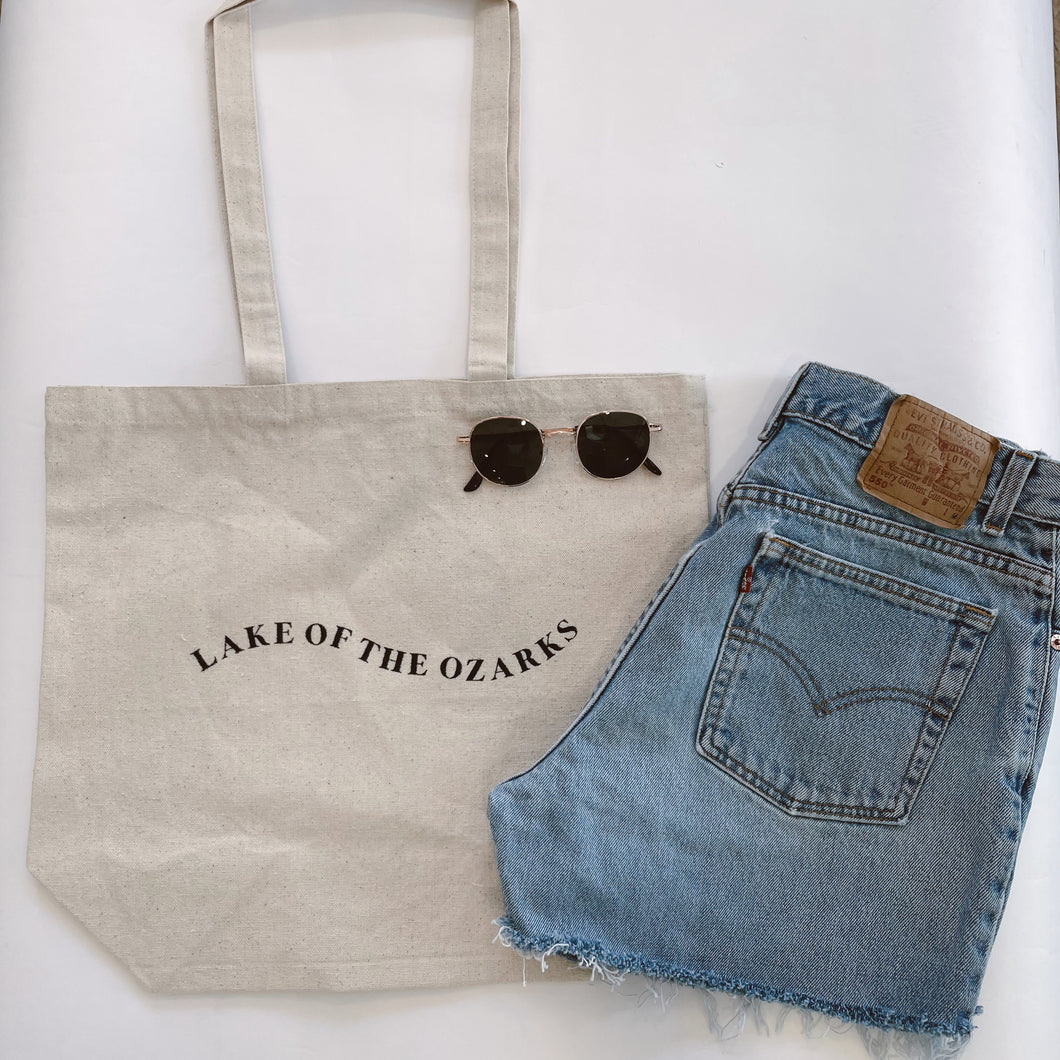 “Lake of the Ozarks” canvas tote